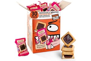 MICHEL & AUGUSTIN Michel et Augustin Chocolate Cookie Squares, Halloween Chocolate Gift Box, Dark Chocolate & Sea Salt French Shortbread Cookies, Halloween Candy Bulk, Individually Wrapped, 30-Pack
