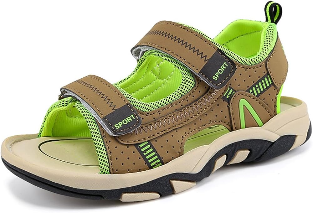 GAXmi Sandalen Kinder Junge Sommer Schuhe Kleinkinder Baby Jungen Sport Strand,Grün,(Gr.37,5 ...