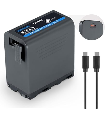 Batteria Pro NP-F750 7000 MAh - Compatibile Sony, Per Videocamere, Luci Video - Foto 4