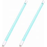 Qualirey 2 Pack UV-C Replacement Bulb Compatible with GermGuardian LB5000 | Compatible with GermGuardian AC5000 AC5250PT Air Purifiers, T5 Fluorescent Tube, 8W, Ideal for Home Air Purifier Base
