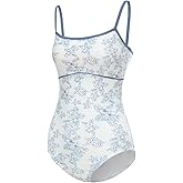 ModLatBal Women's Camisole Leotard with Adjustable Straps for Ballet Dance Leotards