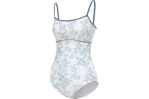 ModLatBal Women's Camisole Leotard with Adjustable Straps for Ballet Dance Leotards
