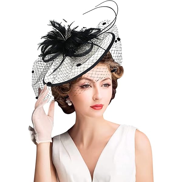 ORIDOOR Women Sinamay Fascinators Derby Church Tea Party  display picture 2