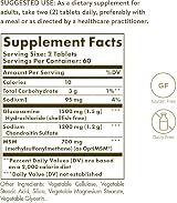 Solgar Extra Strength Glucosamine Chondroitin MSM 120 Tablets view 3