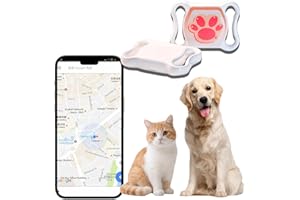 WNRFG GPS Tracker for Dogs & Cats - No Monthly Fee, Waterproof Real-Time Tracking Collar for Pets, Kids,Luggage & Assets | 365-Day Battery Life | iOS & Android Compatible | Anti-Lost Device