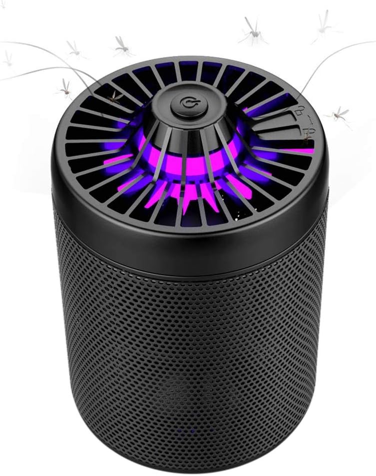 EGOERA Smart LED Fly Killer, Flies Zapper Lamp USB Powered Mosquitoes Inhaler Bug Trap, Mute Operation, No Radiation Nontoxic,Non-chemical, Used for Infants,Children,Pregnant