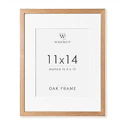 11x14 Picture Frame, Solid Oak 11x14 Photo Frame
