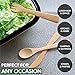 Crate Collective Bamboo Utensils Set of 4 - Kitchen Flatware Set with Fork, Spoon, Knife, Perfect for Home or Travel - Reusable Cutlery that’s Organic, Eco-friendly & Elegant