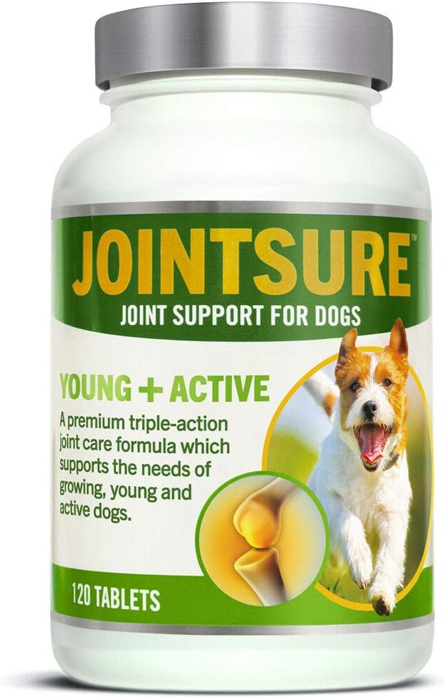 JOINTSURE Young + Active Joint supplements for dogs. Tripleaction