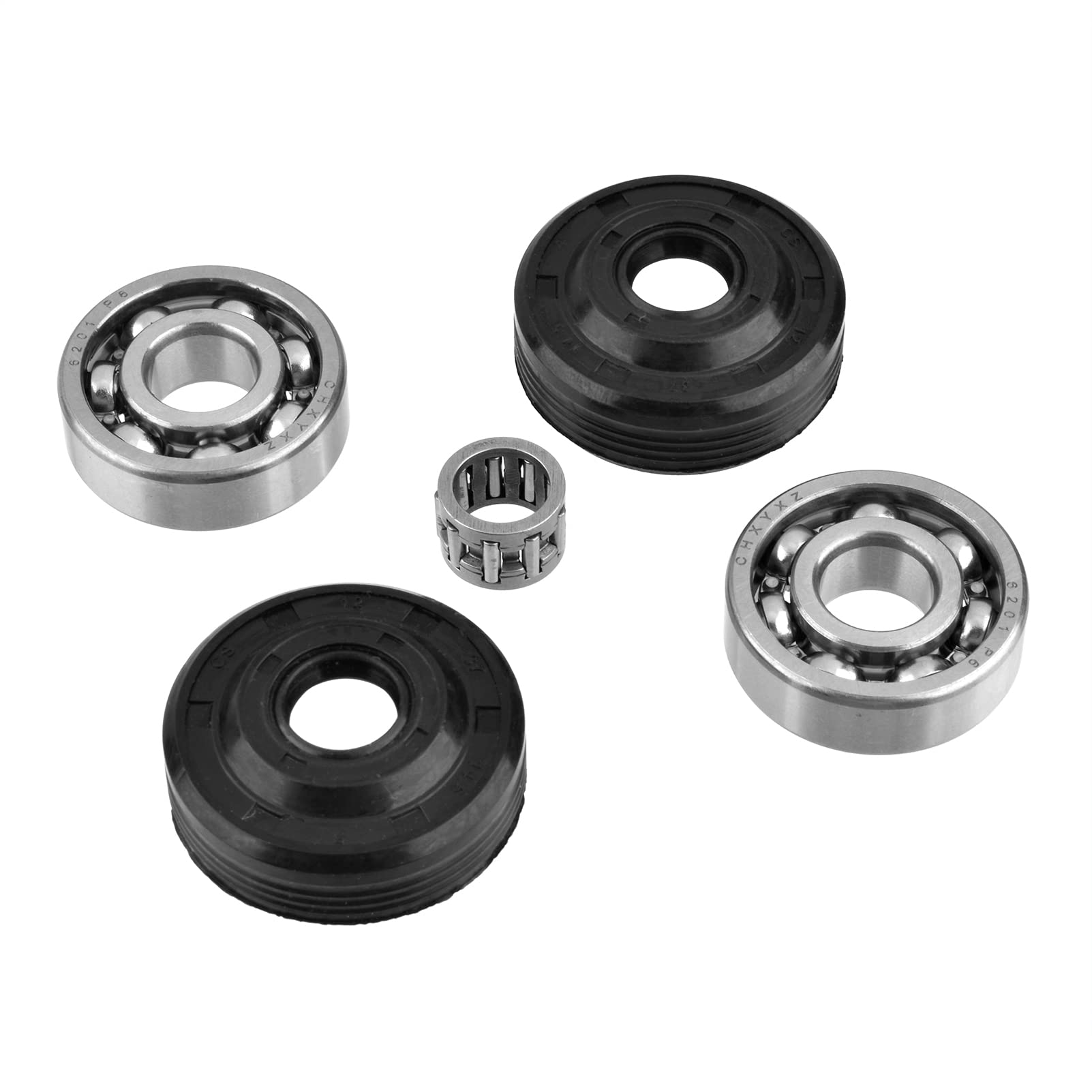 Crankshaft Crank Ball Bearing Oil Seal Kit for Husqvarna 240 236 235 142 141 136 137 36 41 Chainsaw
