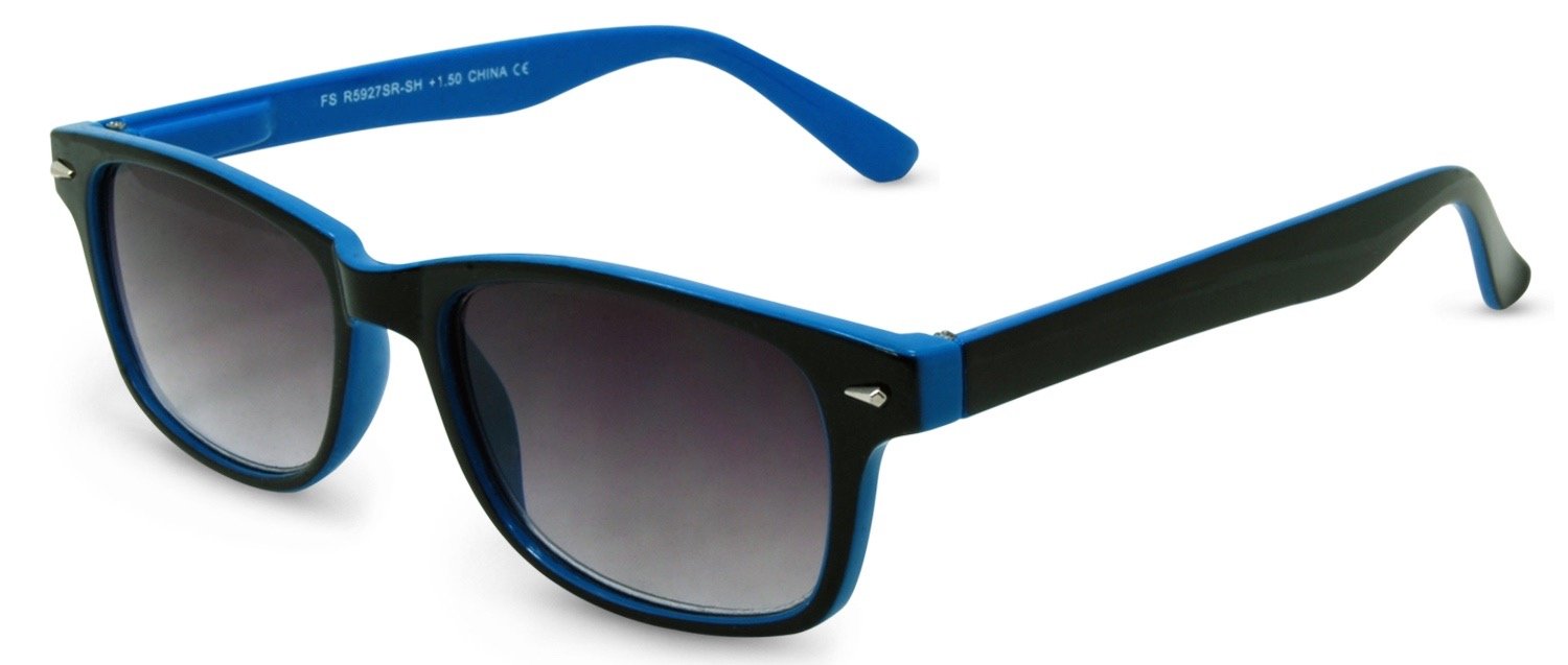 Women's Magnified Sunglasses In Style Eyes Del Mar Wrap Around - Full-Rimmed Cheater Glasses - Polarized Polycarbonate Lens - Product Details Bifocal Reading Sunglasses
