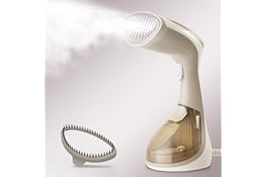 OMAIGA 1200W Steamer for Clothes, 270ml Large Detachable Water Tank, Clothes Steamer with 20g/min Strong Penetrating Steam, 25-Sec Fast Heat-up, Garment Steamer with Non-stick Soleplate