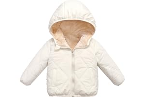 Boys Girls Puff Jacket Hoodie Coat Windproof Winter Outerwear Lightweight Down Jacket