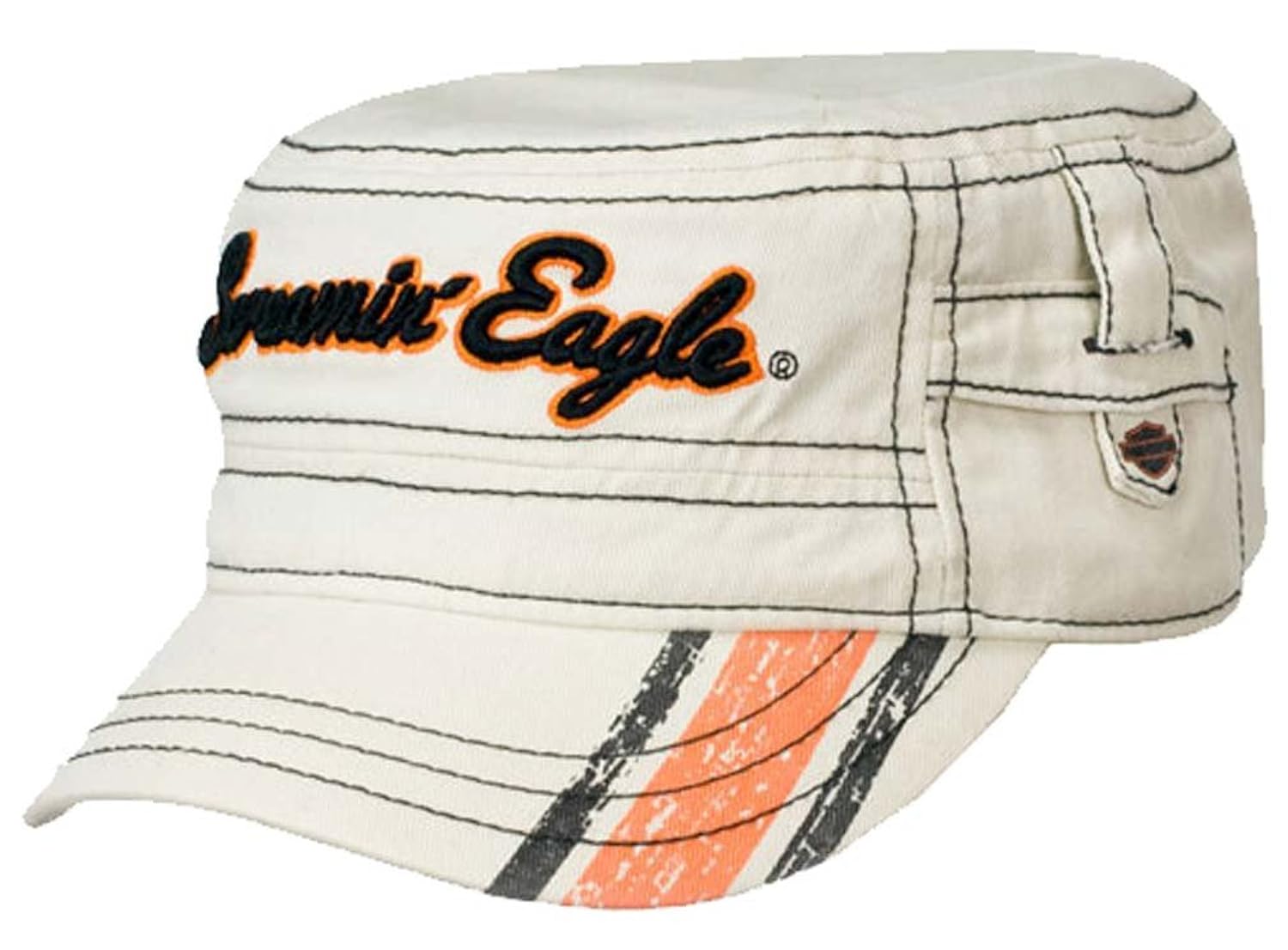 HarleyDavidson Screamin' Eagle Women's Shorty Cadet Off White Cap