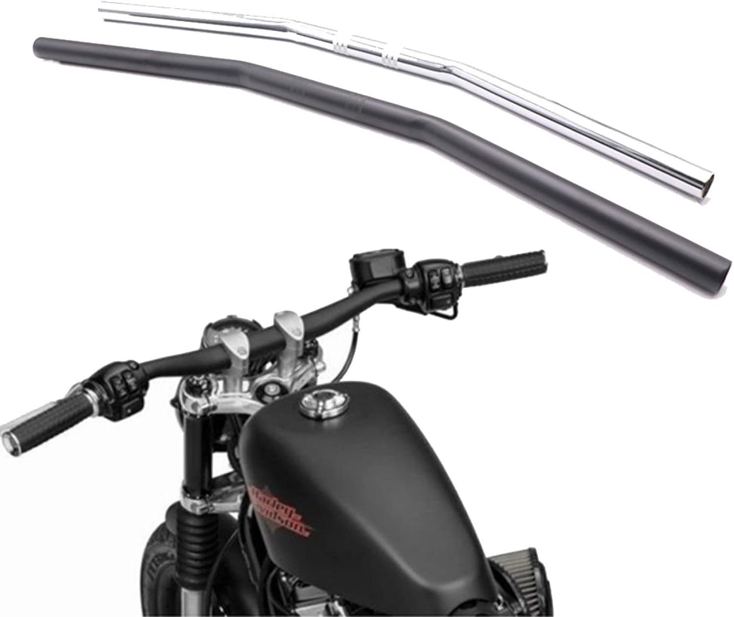 25Mm / 1 Pollice Manubrio del Motociclo Drag Straight Bar per Moto