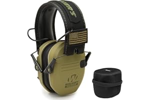 Walker's Game Ear Razor Slim Electronic Lightweight Shooting Hunting Range Hearing Protection Muffs Bundle