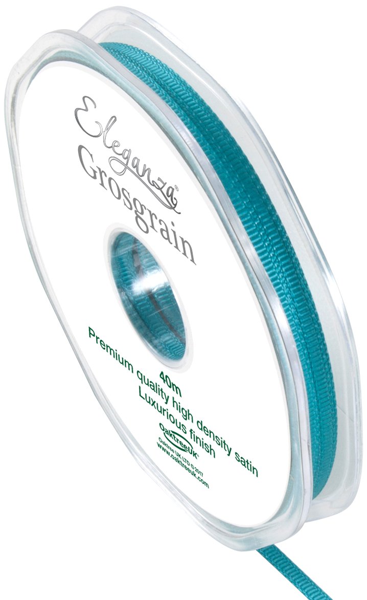 Eleganza Grosgrain Ribbon 3mm x 40m, Polyester, Walnut/Pebble, 120 x 30 x 70 cm