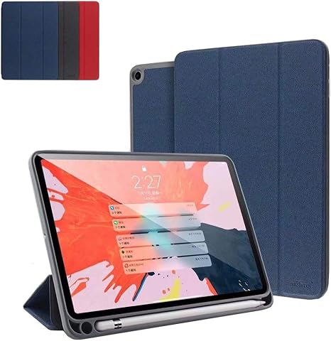 ペンホルダー付き 19 新型 Ipad Mini 第5世代 Mini5 専用 ケース 薄型 Apple Pencil アップルペンシル 収納可能 Ipad Mini 19 アイパッド ミニ5 スマート カバー 19年型 Ipad Mini 5 レザーケース 耐衝撃 Ipadmini5 赤 Kmxdd タブレット Amazon
