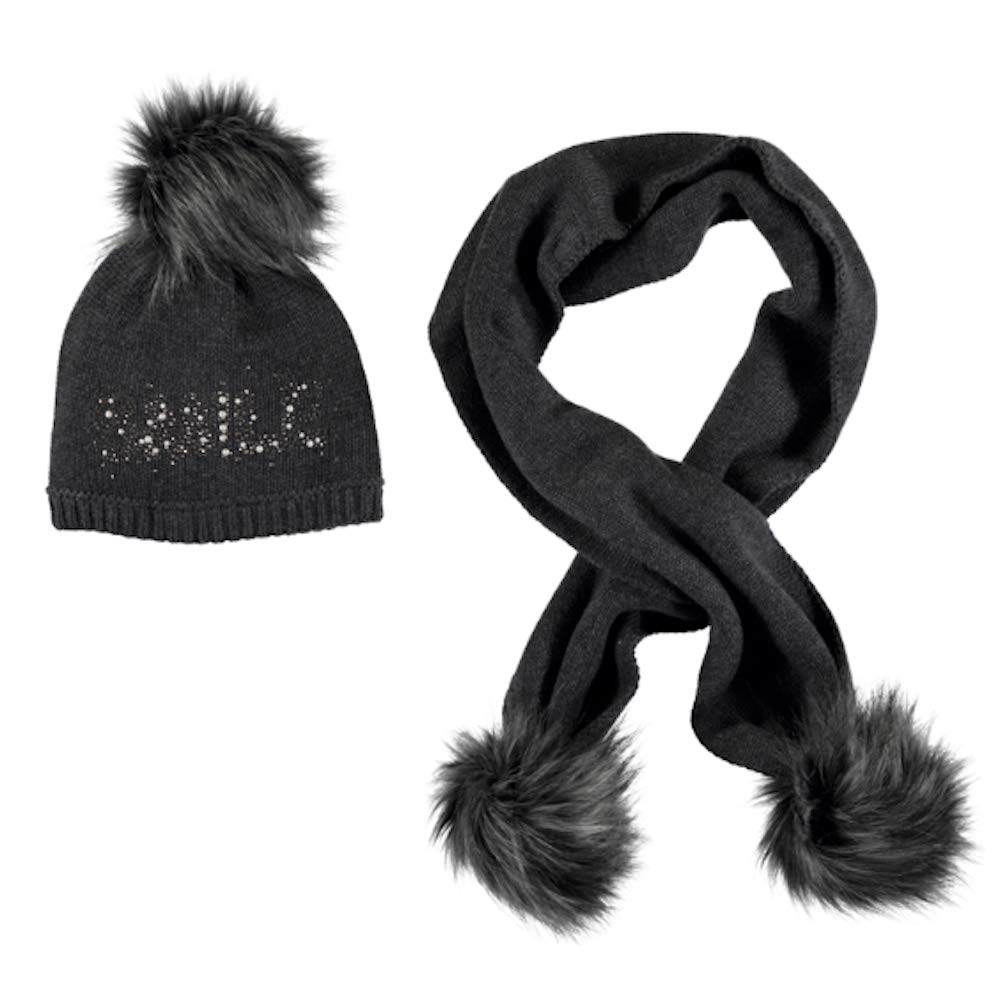 Set Madchen Mutze Schal 10700 Grau Mayoral 2tlg