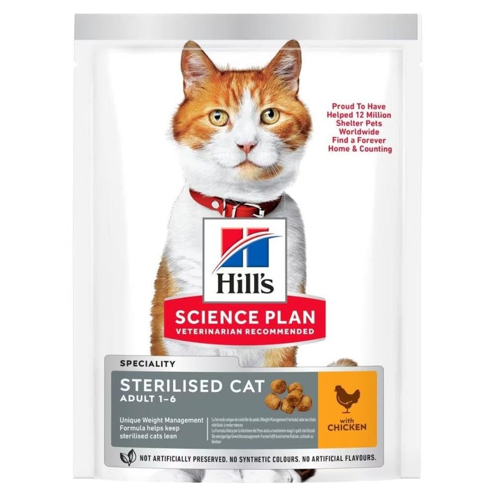 Hill's Cat Food Science Plan Sterilised Young Adult with Chicken