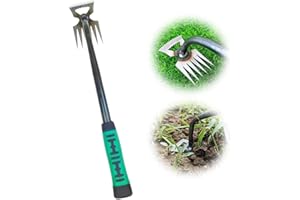 EPJJi Gardening Hand Weeder Tools, 2024 Upgrade Manual Weed Remover Tool, Multifunctional Weeding Artifact Uprooting Weeding Tool Manual Hand Weeder for Lawn and Garden