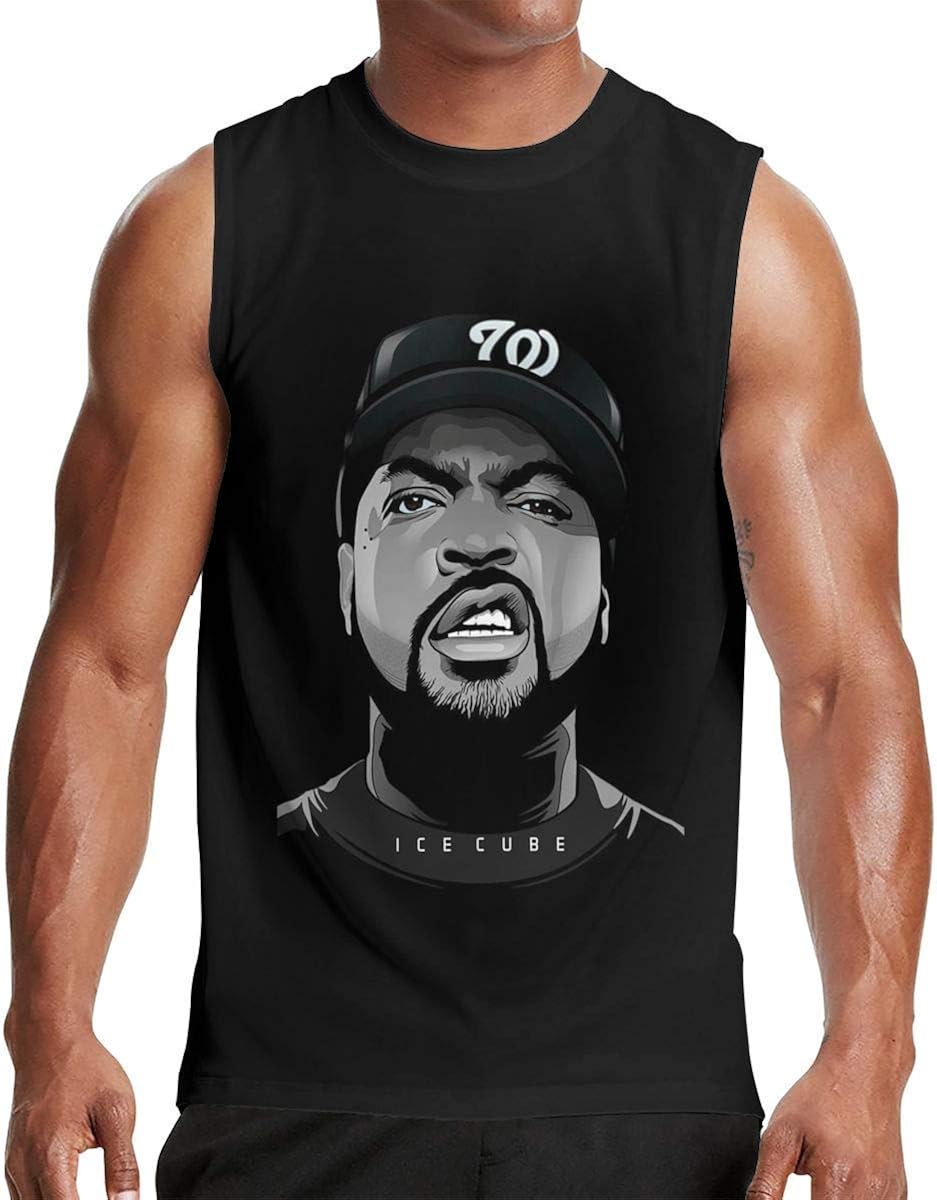 Ice Cube Mens Sleeveless Tshirts Man'S tee Shirt Black Amazon.es Ropa