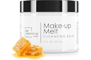 My Adventure to Fit Make up Cleansing Balm - Makeup Remover Melting Balm & Moisturizer Face Cream - Made in The USA Hydrating Facial Cleanser & Makeup Products for Women (2fl oz)