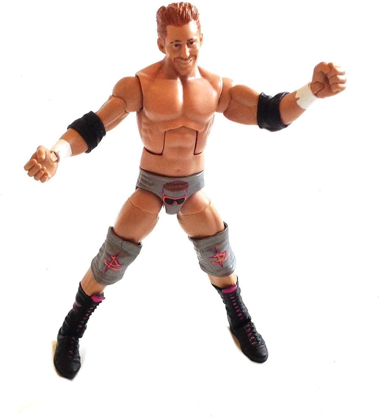WWF WWE Wrestling ZACK RYDER 6" Mattel Elite series figure RARE [not boxed]