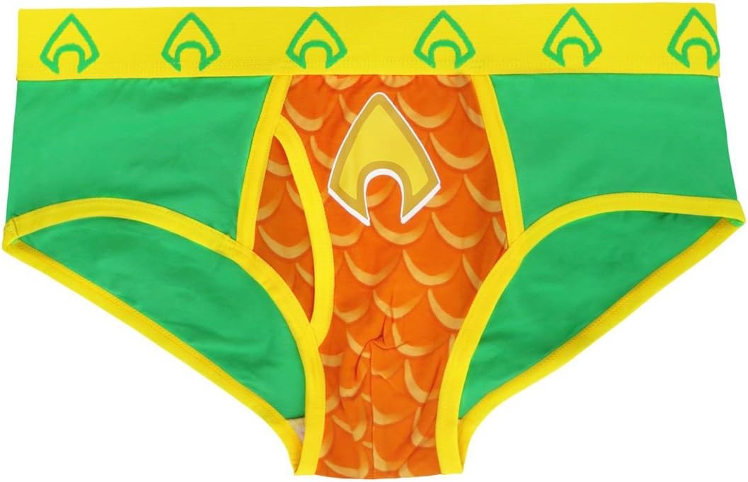 SuperHeroStuff Aquaman Costume Logo Men's Underwear Briefs