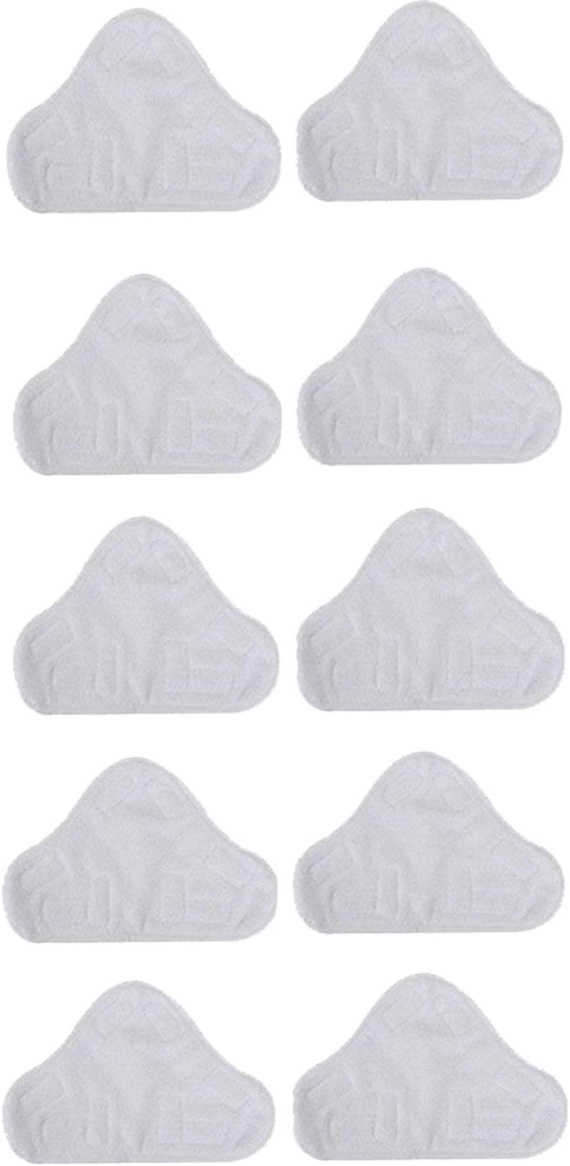 Wigbow 10 Pack Replacement Steam Mop Microfiber Cloth Pad compatible with H2O Mop X5