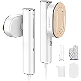 Hulmay Steamer Clothes, 1200W Clothes Steamer, Steam Iron 2-in-1, Portable Handheld Steamer for Travel 10s Heat-Up, Travel Si