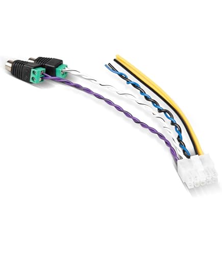 Connettore RCA Alimentazione 10 Pin Per Amplificatore Doppio TBX10A - Imbracatura Di Ricambio Con Cavo 15cm