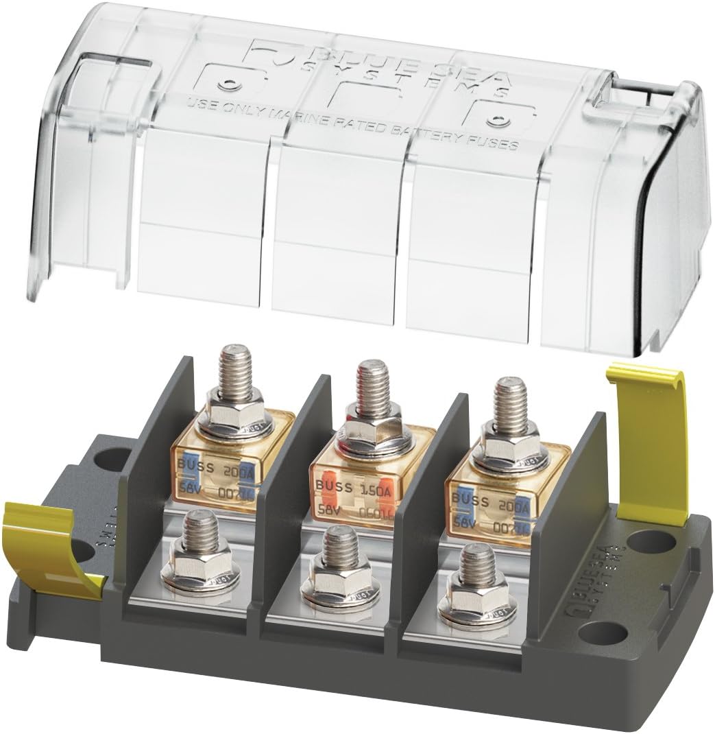 Blue Sea Systems 5191 Fuse Block Terminal 30-300 AMP: Industrial & Scientific