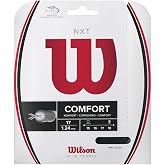 WILSON Sporting Goods NXT Tennis String Set, Black, 17-Guage