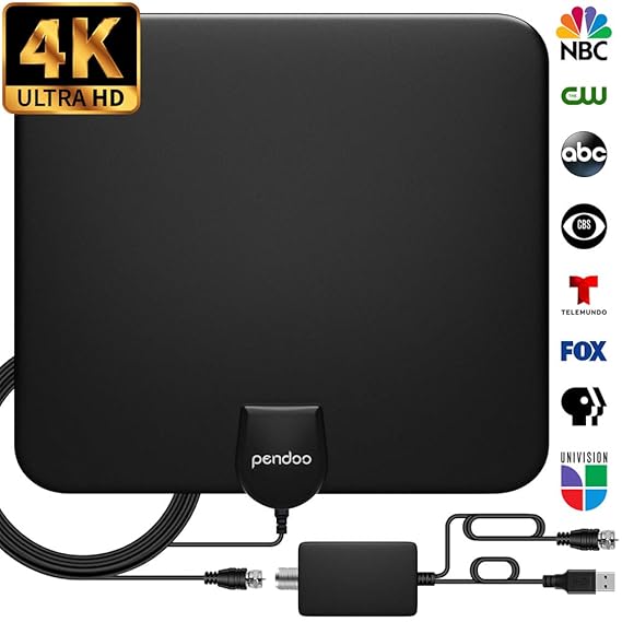 TV Aerial, Indoor TV Aerial 60+ Miles Range Freeview TV Amazon.co.uk