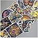 Heyuni. 25Pcs Waterproof Illustrated Art Graffiti Sticker Decals Vinyls for Laptop Kids Teens Cars Motorcycle Bicycle Skateboard Luggage Bumper Stickers Hippie Decals