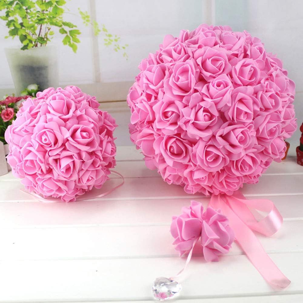 Warmiehomy Artificial Flower Foam Rose, 50 Pcs Real Touch Artificial Roses for DIY Bouquets Wedding Party, Garden, Office - Image 4