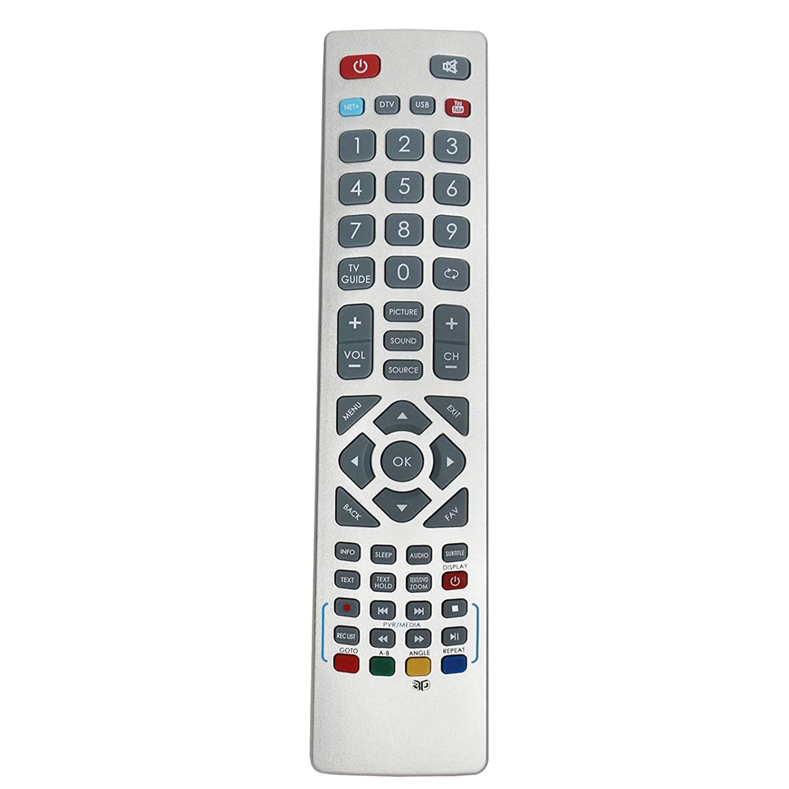VINABTY SHWRMC0102 Replaced Remote Control fit for TV model LC-40CFF5222E LC-32CHF5221E LC-43CFF5222E LC-32CHF5222E LC-40CFF5221E LC-49CFE6032K LC-50CFE6131K LC-32CHE6131K LC-40CFE6131K