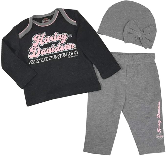harley davidson baby girl gift set