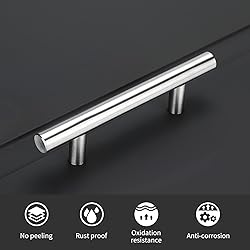 homdiy 15 Pack Brushed Nickel Cabinet Pulls 3 Inch