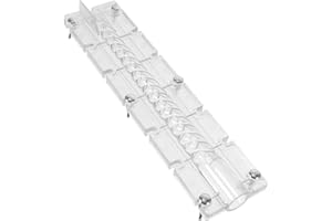 PACKOVE Twisted Long Stick Candle Mold Acrylic Pillar Candle Mold for DIY Home Decor and Craft Making