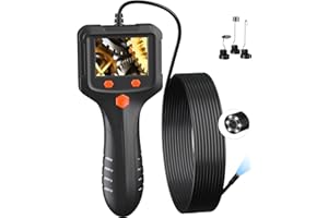 Daxiongmao Borescope，Endoscope Camera with Light, 1080P HD Borescope Tools with 8 Adjustable LED Lights, Endoscope with 11.5ft Semi-Rigid Snake Camera, Gadgets for Men