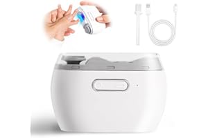 RIRC Electric Nail Clipper, Electric Nail Trimmer, Automatic Nail Clipper, Nail Trimmers USB Rechargeable Suitable for Babies,Children