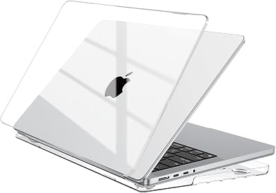 EooCoo Transparent Case for MacBook Pro 14 inch 2021-2026 M Series