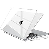 EooCoo Case Compatible with MacBook Pro 14 inch M5 2026 2025-2021 M4 M3 M2 M1 Pro/Max Chip, Crystal Clear Hard Shell, Easy to Install, Sturdy Laptop Protective Cover Case, Transparent