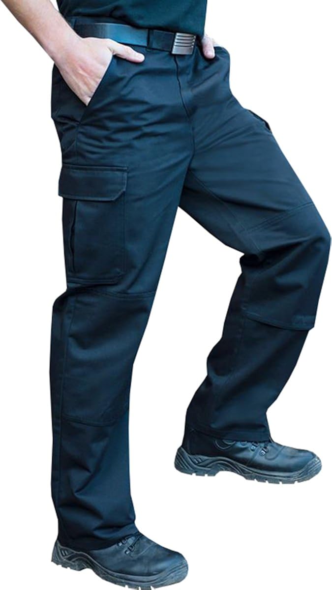 CreativeMinds UK RTXtra Classic Workwear Trousers Knee Pad Pockets Safety Work Pants S4XL