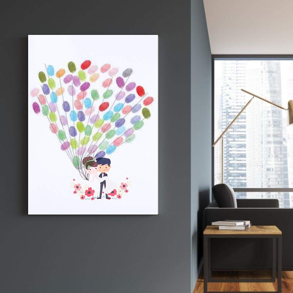 Decoración del hogar Libros de visitas 30 x 40 cm HK185 AUNMAS Árbol de