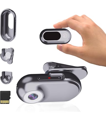 Caméra Sport Compacte 1080p - Étanche, Clip Magnétique, Grand Angle 170°, Pour Vélo, Moto, Aventures