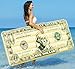 Coconut Float's Pool Floats; Reversible, $100 Bill, $1 Bill, 7 Ft.