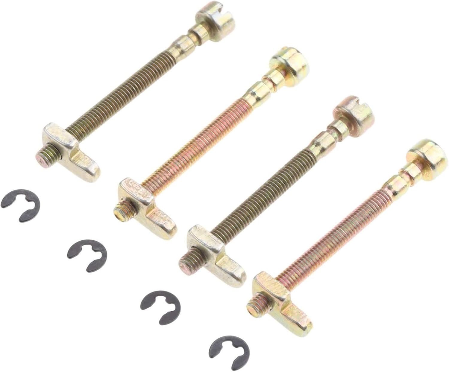 Hicello 4Set Chainsaw Chain Tensioner for Husqvarna 137 136 141 Chain Adjuster Screwfor McCulloch 335 338 435 436 438 440 441 442 444 Chainsaw Replacement Parts